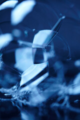 water bubbles on the glass