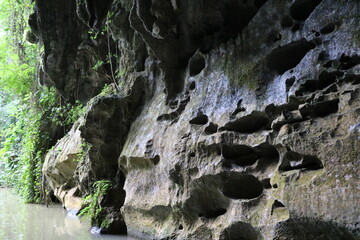 Stalactite cave Cueva del Indio in Valle de Viñales, Cuba Caribbean