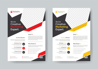Business flyer template, Marketing Flyer, Creative Marketing Flyer