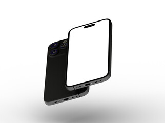 Mock up of smartphone - 3d rendering