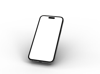 Mockup - smartphone  With Blank Screen in 3d