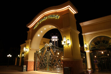 Naklejka premium Parc à thème Disneyland Paris et Walt Disney Studios