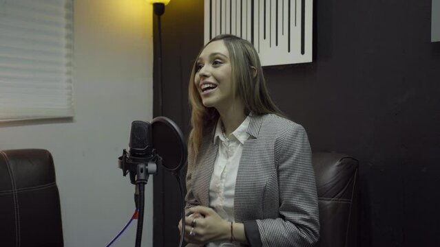 Feminist radio show hosted by a young woman