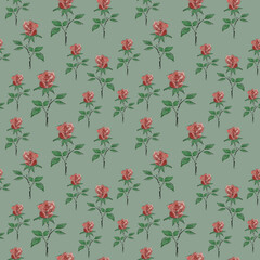 Roses  pattern design 