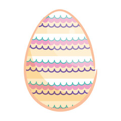 Isolated colored easter egg icon Vector