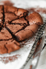 chocolate chip cookies and coffee cake torte chocolate cloud