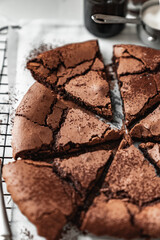 chocolate chip cookies and coffee cake torte chocolate cloud