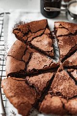 chocolate chip cookies and coffee cake torte chocolate cloud