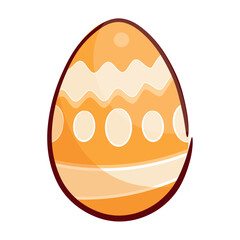 Isolated colored easter egg icon Vector