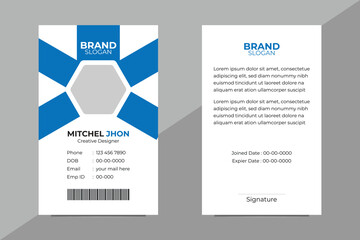 ID Card Design Template