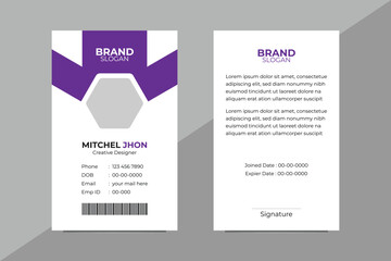 ID Card Design Template