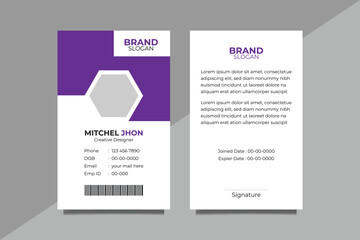 ID Card Design Template