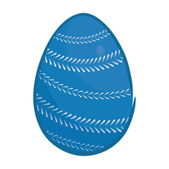 Isolated colored easter egg icon Vector