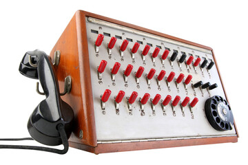 old PBX phone, vintage