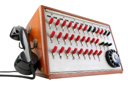 old PBX phone, vintage