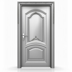 Modern Door in Sleek Silver Color: A Stylish Addition to Your Home