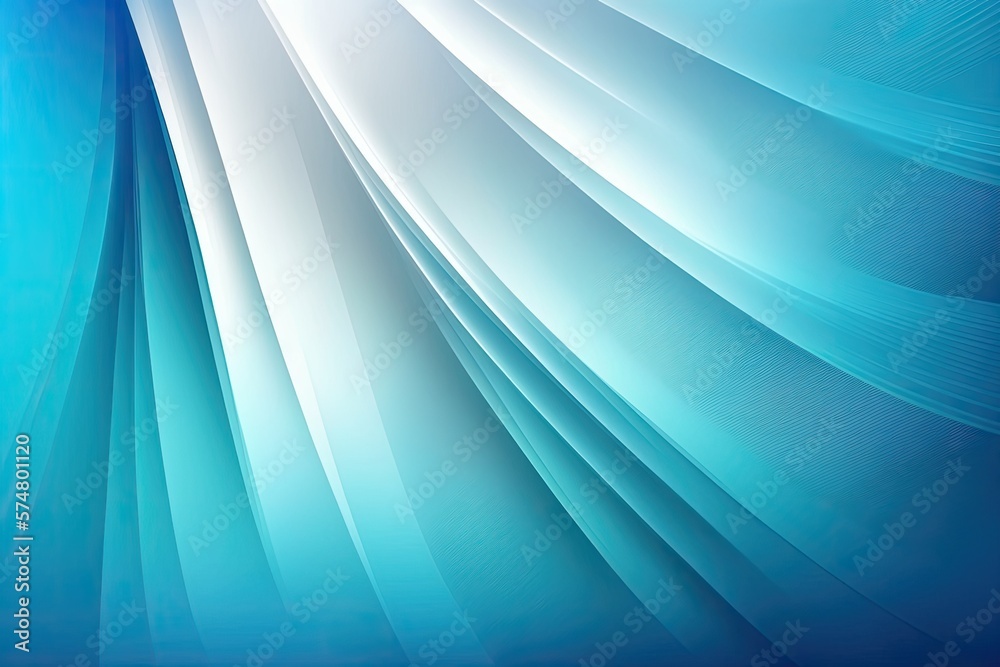 Poster the background is an abstract smooth empty color of aqua. generative ai