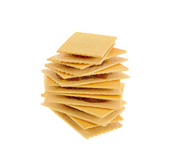 biscuits, filled with pineapple jam isolated on  transparent png