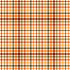 Autumn Plaid Seamless Pattern - Colorful repeating pattern design - 574809701