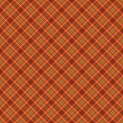 Autumn Plaid Seamless Pattern - Colorful repeating pattern design