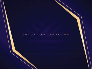 luxury royal blue and golden abstract background