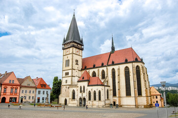 Fototapeta na wymiar Bardejov church, Slovakia