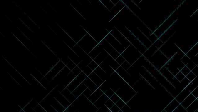 Blue minimal geometrical lines abstract futuristic tech background. Seamless looping motion design. Video animation Ultra HD 4K 3840x2160