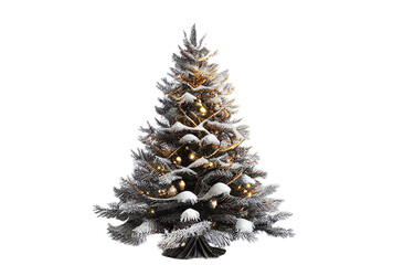 christmas tree isolated, generative ai