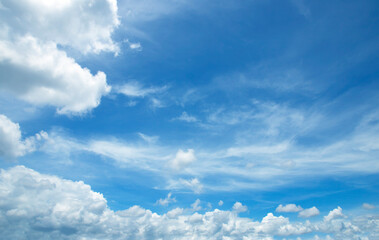blue sky with cloud beautiful nature abstract