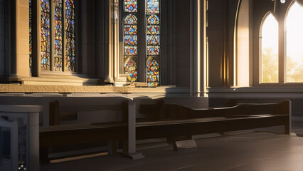 The Holiness of a Church: A Place to Seek Solace and Guidance, Generative AI