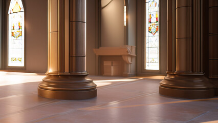 The Grandeur of a Church: A Timeless Symbol of Reverence and Piety, Generative AI