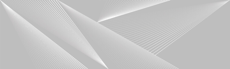 Obraz premium Premium background design with diagonal stripes pattern in white color. White and gray vector horizontal template for business banners, formal invitation backgrounds, luxury vouchers