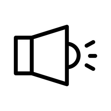 Megaphone Icon Vector Symbol Design Illustration