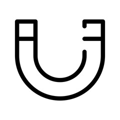 Magnet Icon Vector Symbol Design Illustration