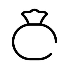 Money Bag Icon Vector Symbol Design Illustration