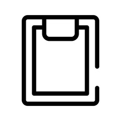 Clipboard Icon Vector Symbol Design Illustration