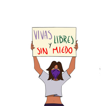 Ilustraci&oacute;n 8 de marzo, d&iacute;a de la mujer 