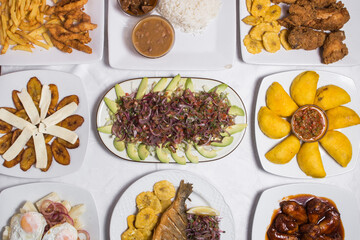 Set of dominican food