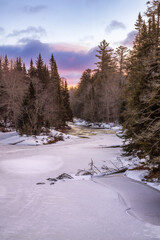 winter in the Adirondacks  - 574832578