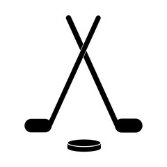 Hockey game equipment icon. Hockey Icon on white background..eps