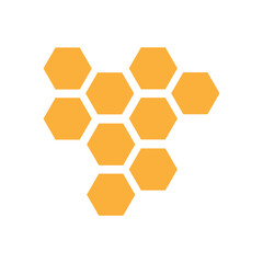 Honeycomb icon trendy style illustration on white background..eps
