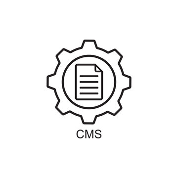 cms icon , business icon vector