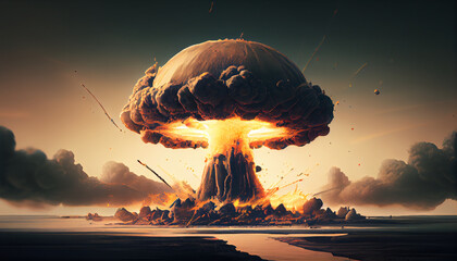 nuclear explosion, created by ai