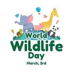 Obraz premium World Wildlife Day