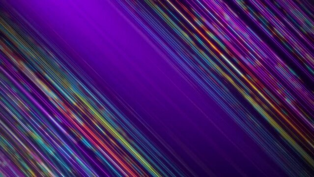 Abstract Neon Lines Looping Background