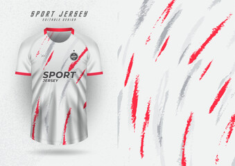 Backgrounds for sports, jersey, soccer jerseys, running jerseys, racing jerseys, patterns.
white with red brush pattern