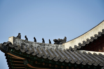 Fototapeta na wymiar Some fotos of Changdeoggung palace in South Korea