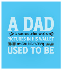 Obraz premium Vector fathers day typography lettering quotes designs for t-shirt 
