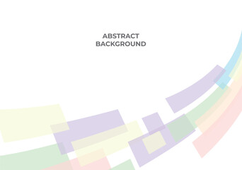 Abstract colorful geometric shapes background