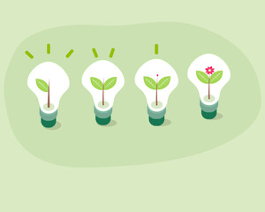 Turn off light bulbs to save electricity.